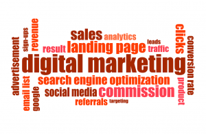 An image showing marketing text and words