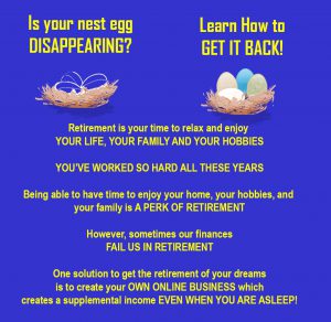 Image of next eggs and text on how to supplement your income